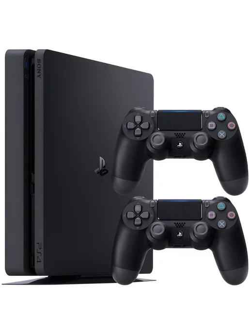 Sony Игровая приставка PlayStation 4 Slim 1000 ГБ HDD, без