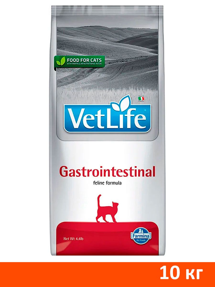 Корм сухой vet life gastrointestinal для кошек