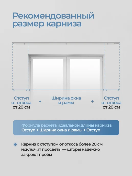 hamеleon Карниз для штор 220см двухрядный алюминиевый, голубой, фото 8