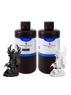 Фотополимер UV Resin Black-White, 2KG KINGROON 218747415 купить за 2 945 ₽ в интернет-магазине Wildberries