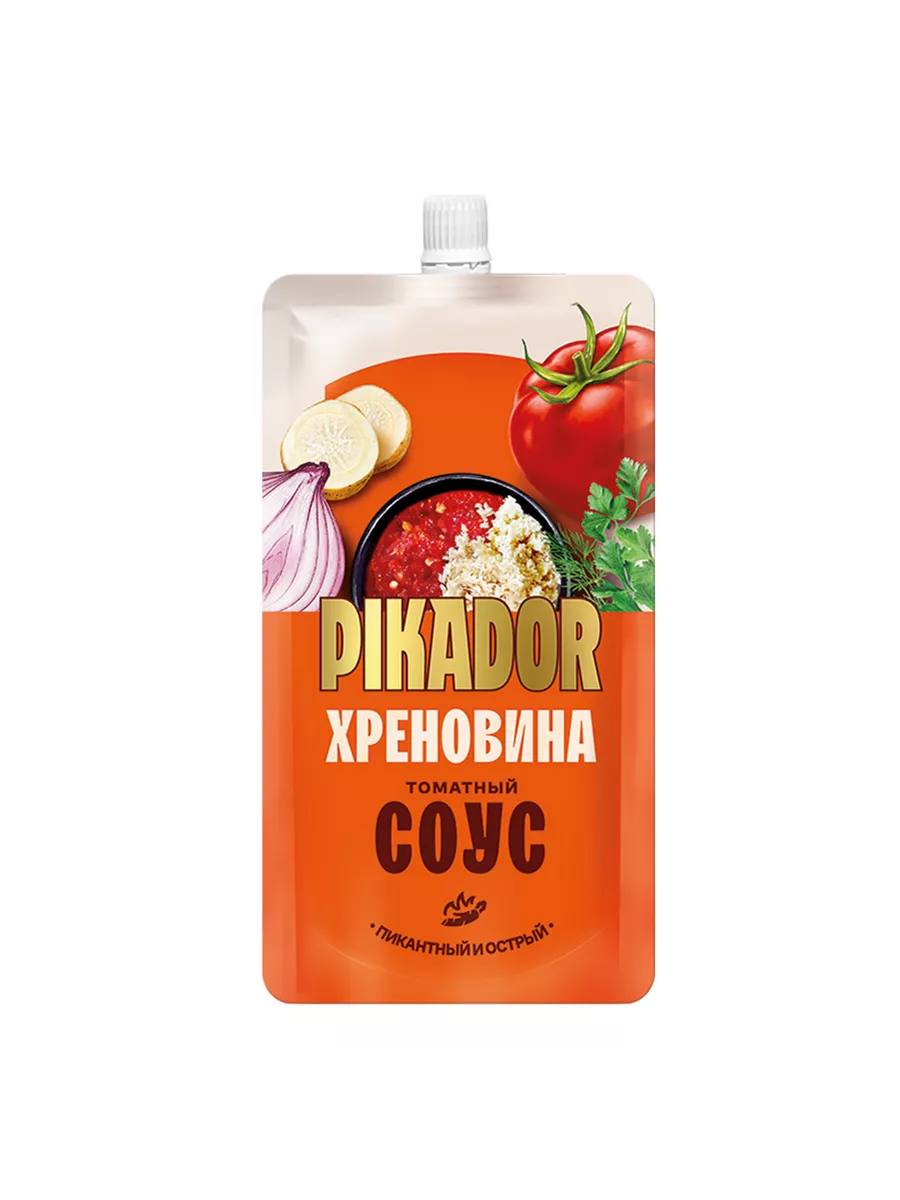 Соус Томатный Хреновина, 200 гр. PIKADOR 218799693 купить в  интернет-магазине Wildberries