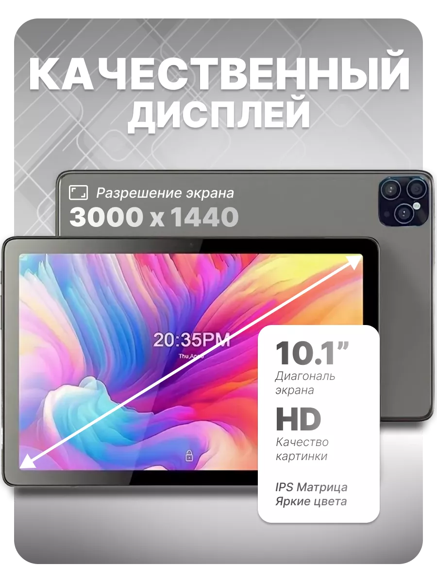 Планшет андроид с клавиатурой и мышкой 6/128GB YEbook 218820537 купить за 6  095 ₽ в интернет-магазине Wildberries