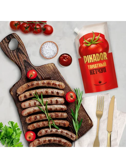 PIKADOR Кетчуп Томатный 500 г, 500 г, фото 7