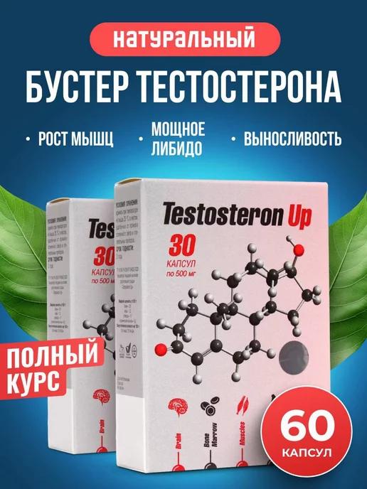 Сашера Testosteron Up. Тестостерон для спорта в капсулах 2 шт