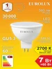 Лампа 7Вт GU5.3 светодиодная рефлектор теплый свет 2700К EUROLUX 218867510 купить за 182 ₽ в интернет‑магазине Wildberries