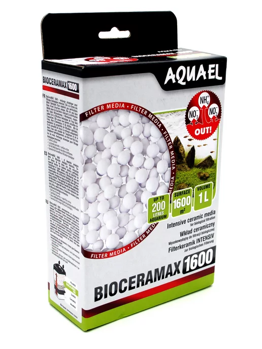 AQUAEL BioCeraMAX 1600 наполнитель для аквариумного фильтра, вариант