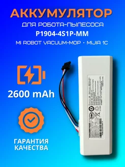 Аккумулятор для робота пылесоса Xiaomi Vacuum Mop HighPower 218915053 купить за 1 652 ₽ в интернет-магазине Wildberries