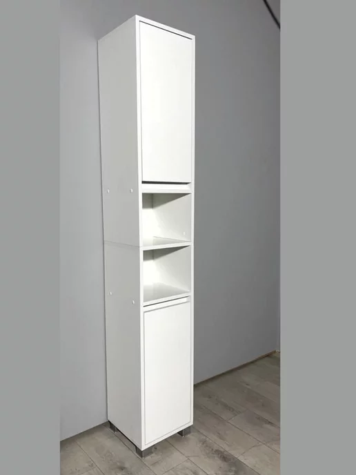 Welcome store Шкаф стеллаж в ванную комнату, белый, фото 6