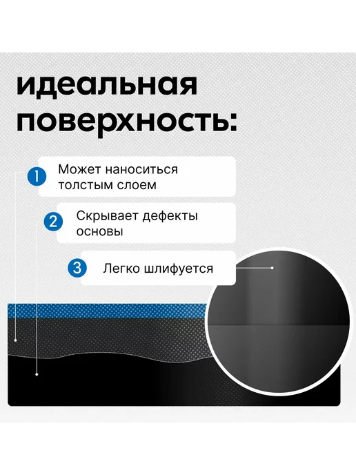 KUDO 1K грунт наполнитель акриловый грунтовка, черный, фото 6
