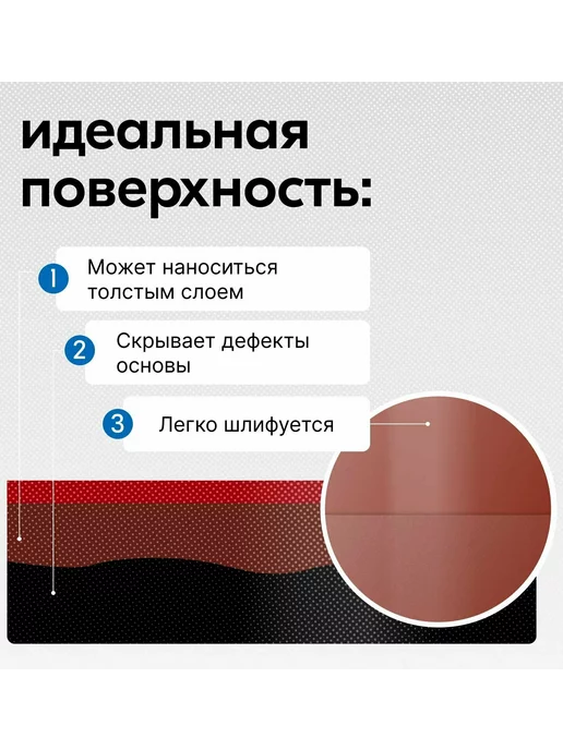 KUDO 1K грунт-наполнитель акриловый грунтовка, коричневый, фото 5