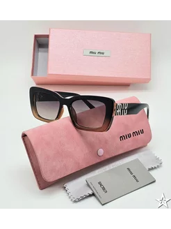 Солнцезащитные очки Miu Miu 218954020 купить за 1 815 ₽ в интернет-магазине Wildberries