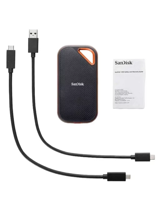 SANDISK Внешний SSD Extreme PRO 2 TB 2000 Мбит сек SDSSDE81-2T00-G25, 2 ТБ, фото 4