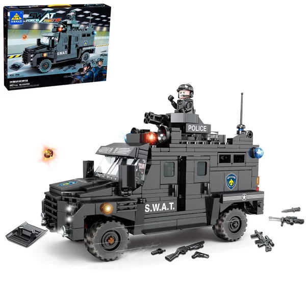 Конструктор Спецназ "Фургон с пулеметом"