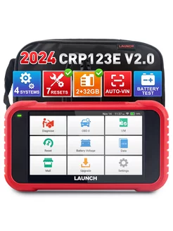 X431 CRP123E V2. 0 obd2 инструмент диагностики автомобиля двигатель ABS SRS VIN сканирование 7 сброс Wi-Fi бесплатное обновление Launch 218977595 купить за 11 824 ₽ в интернет-магазине Wildberries