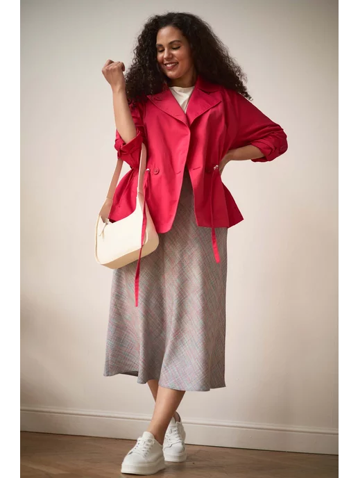 Modress Скарлетт Тренч с кулиской, розовый